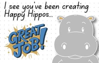 Love Like A Packer ePostcard - Creating Happy Hippos
